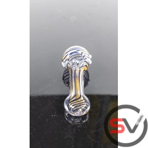 TWIST ACTION GLASS PIPE 4inch 3CT/PK